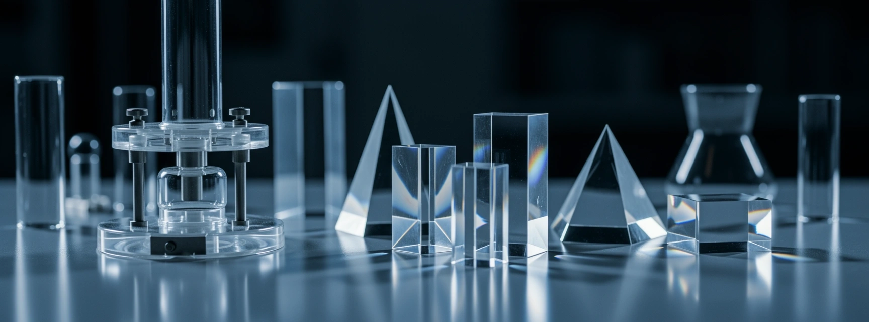 Laboratory glassware background