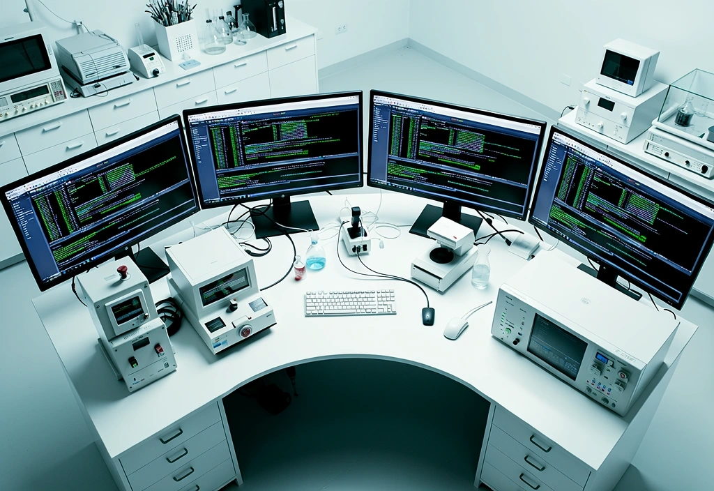 Lab monitoring station